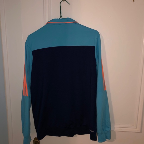57. Adidas sport jacket with bright orange detailing - Picture 5 of 5